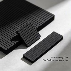 Non Toxic Eco Friendly Black EVA <b>Foam</b> Pad, Flexible <b>Craft</b> Spacer for Handmade DIY <b>Crafts</b> and Hardware Parts Assembly - Product Image 2