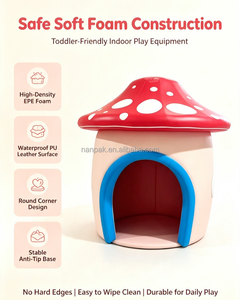 Maisonnette Champignon de Jeu Doux pour Tout-Petits, Tente de Jeu d'Imitation Champignon pour Enfants, Équipement de Jeu Doux d'Intérieur pour Café de Jeu et Centre Commercial - Product Image 4