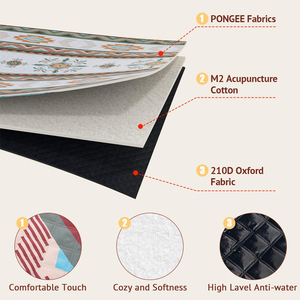 <span class=keywords><strong>Manta</strong></span> de <span class=keywords><strong>Picnic</strong></span> Plegable Extra Grande, <span class=keywords><strong>Impermeable</strong></span> y Antiarena, para Camping, Viajes y Reuniones al Aire Libre - Product Image 3