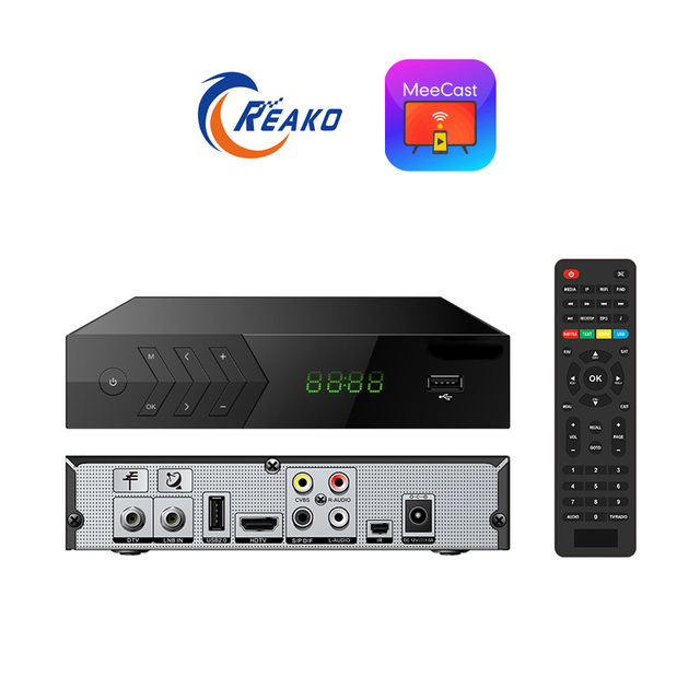 OEM/ODM Factory Digital Tuner Set-Top Box MeeCast HD DVB-S2/T2/C H.264 DVB COMBO FTA TV Receiver
