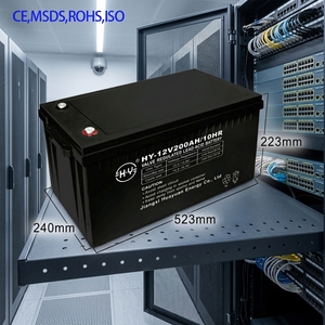 Batería de Plomo-Ácido VRLA de 12V 200Ah, Libre de Mantenimiento, de Ciclo Profundo, para Almacenamiento Solar y Estaciones Base de Comunicación - Product Image 6