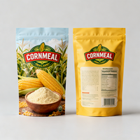 Sachets Doypack Personnalisés en Mylar pour Aliments, Matériau de Qualité Alimentaire, Emballage Scellé en Plastique, Sac pour Farine de Maïs