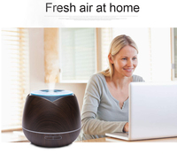 Diffuseur d'huile essentielle, humidificateur de grain de bois, 400ml, nouveau, meilleure vente,