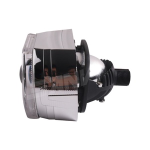 HID Lens Bi Led Projector Lens LED Angel Eyes 80mm 95mm White Angel Eyes Shrouds Cover in Car Motorcycle <b>Auto</b> <b>Lighting</b> <b>System</b> - Product Image 6