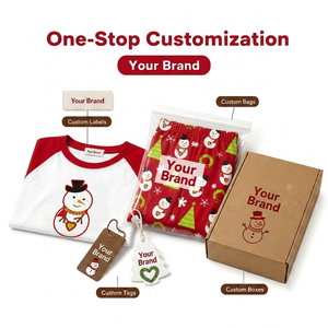 Conjunto <span class=keywords><strong>de</strong></span> <span class=keywords><strong>Pijamas</strong></span> Personalizados <span class=keywords><strong>para</strong></span> <span class=keywords><strong>Familia</strong></span> y Perro con Diseño Navideño, <span class=keywords><strong>Pijamas</strong></span> con Foto <span class=keywords><strong>de</strong></span> Muñeco <span class=keywords><strong>de</strong></span> Nieve, Ropa <span class=keywords><strong>de</strong></span> Dormir <span class=keywords><strong>para</strong></span> las Fiestas, Dropship MOQ 1 - Product Image 3