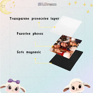 Cadre photo magnétique moderne et simple en plastique avec aimant pour réfrigérateur – Vente chaude - Product Image 6