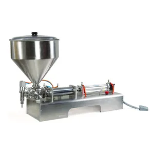 semi automatic Cosmetics Cream Filling Machine, pneumatic driven ointment filling machine, manual toothpaste filling machine