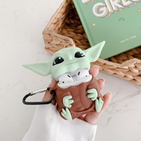 Étui pour casque de jeu Alien Yoda en silicone de haute qualité, housse de protection de taille 1/2 pour jouets en forme de planète