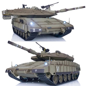 รถถัง3958-1up รบหลักของอิสราเอล <span class=keywords><strong>Merkava</strong></span> IV Henglong 2.4G 1/16TH รถถังรมควันขนาดใหญ่พร้อมยิงบอล BB - Product Image 3
