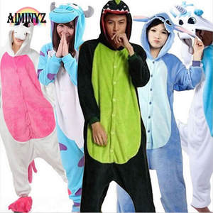 Pyjama <span class=keywords><strong>Kigurumi</strong></span> en flanelle de haute qualité pour enfants, respirant, motif Stitch Pikachu Kangourou, avec chemises de nuit pour l'été - Product Image 1