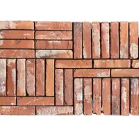 Old Red Wall Bricks for Cafe, Restaurant, Shop, Pizza Oven