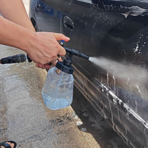 Nouveau Mini Snow Foam Lance Pressure Power Jet Washer <span class=keywords><strong>Canon</strong></span> à mousse bon marché avec longue paille - Product Image 6