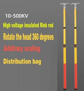 Điện áp cao 10k 35KV 500kv điện cách điện sợi thủy tinh Kính thiên văn Rod cho sét bảo vệ & nối đất - Product Image 5