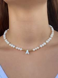 Винтажное, оптовая продажа, модное ожерелье с пресноводным жемчугом на шею, водонепроницаемое ювелирное изделие, Женские аксессуары, воротник - Product Image 5