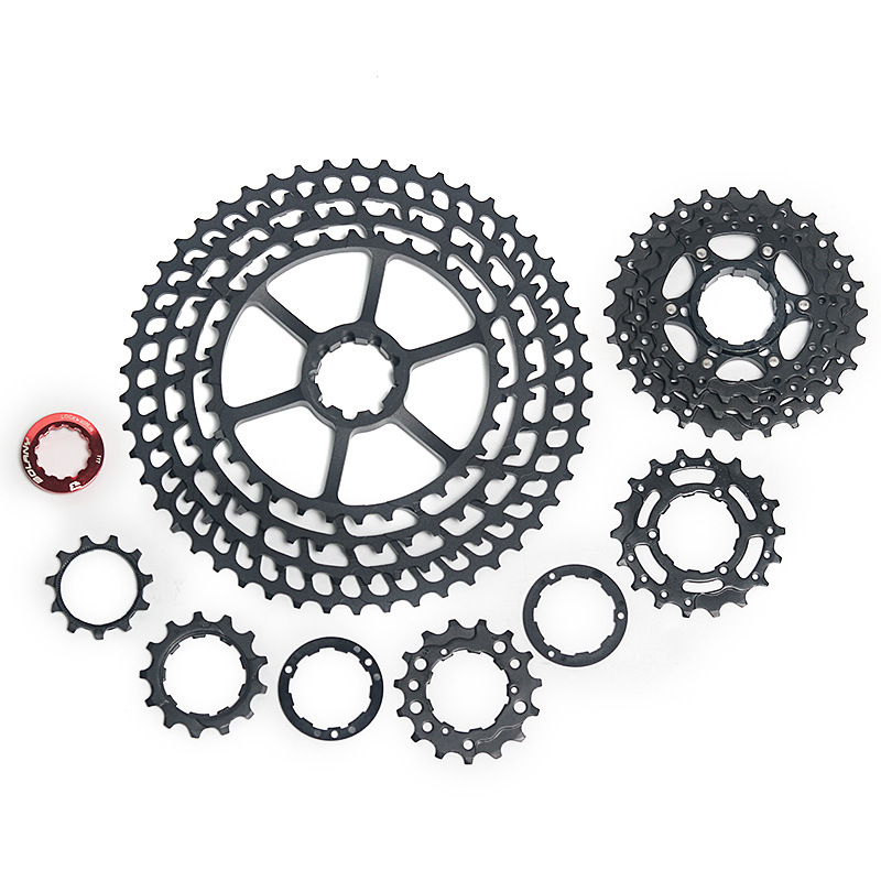 BOLANY Black Ultralight Bicycle Flywheel 50