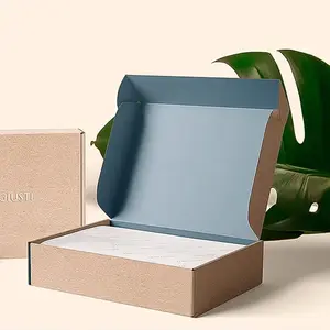 Kunden spezifisches Design Direkt vertrieb Großhandels preis faltbare Wellpappe Versand Mailer Box