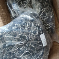 Sinker Slide Plastik Stainless Steel Snap Perlengkapan Memancing Suku Cadang Snap Aksesoris Peralatan Memancing