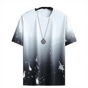 Camiseta Deportiva Casual de Verano para Hombre <span class=keywords><strong>ZY</strong></span>, Talla Grande, Ecológica, de Poliéster/Algodón, Manga Corta, con Estampado de Letras, Transpirable - Product Image 2