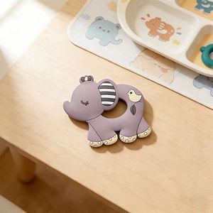 Mordedores de Silicona con Forma de Elefante y Tortuga, Temática de Dibujos Animados para Bebés, Grado Alimenticio, Juguete Suave, 0-24 Meses, Unisex - Product Image 6