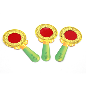 Customized Red Secret <strong>Spy</strong> Decoder Paper <strong>Glasses</strong> Magnifier Shape - Product Image 1