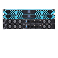 Amplificateur de puissance audio professionnel CLIBX DPB2.43 1U Classe D Hi-Fi numérique 2 canaux 2x4300W 8Ohm XLR Métal Garantie 3 ans