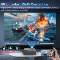 OEM 2024 1600 ANSI 4K Android Akıllı Projektör, HIFI Stereo Otomatik Keystone Düzeltmeli Taşınabilir Dış Mekan Ev Sineması 3D LED