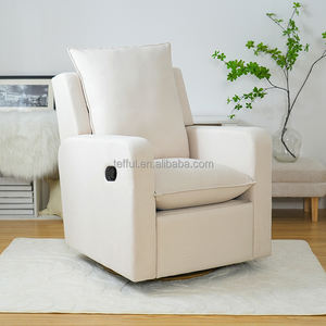 Sillón Reclinable Giratorio Tapizado para la Sala de Estancia de Bebés, Ideal para Padres Primerizos - Product Image 6