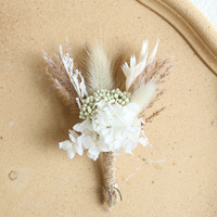 Boutonnière à la main Corsage boutonnière fleurs mariage Banquet fleurs décor pour marié hommes mariée femmes costume robe
