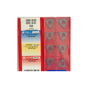 Herramienta de torneado de carburo de tungsteno CNC 16ERM1.50ISO IC908 para insertos roscados internos y externos - Product Image 1