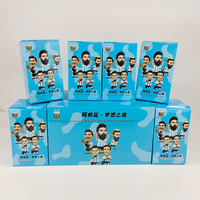 Mini mignon boîte mystère poupée Messi personnage modèle jouet 6 Styles Pop Mart Surprise boîte aveugle football figurine poupées