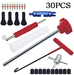 Conjunto de Ferramentas para Núcleo de Válvula TR413, Kits de Reparo de Válvula de Pneus com <span class=keywords><strong>3</strong></span>/7/13/22 Peças, com Instalador e Removedor, para Pneus de Carro, Caminhão e Bicicleta Sem Câmara - Product Image 5