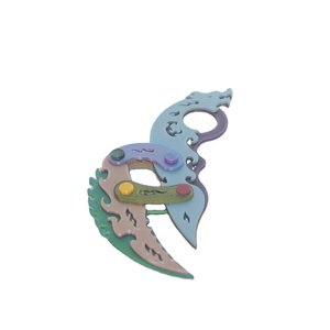 Couteau à griffes à gravité en plastique imprimé en 3D 2025, jouet articulé, EDC, Fidget Spinner Carotte, mini couteau pliant d'extérieur, jouet classique - Product Image 5