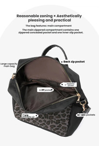 <span class=keywords><strong>Zaino</strong></span> da Donna alla Moda, Leggero e Portatile, con Multi-Tasche, in Nylon, Nuovo Design 2025, Vendita all'Ingrosso per Black Friday e Natale - Product Image 5