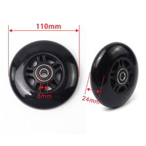 Roda de patins patins à roues alignées rollen high impact 110mm roues 88a roller speed inline skate roues 110mm - Product Image 1