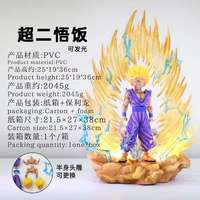 Figurine en PVC de Son Gohan Super Saiyan Dragon Ball Z de 36 cm, modèle de jouet, poupée, figurine, ornement, décoration d'intérieur