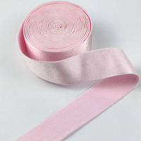 Bande élastique brillante de 25 mm pour soutien-gorge et sous-vêtements, sangle antidérapante en nylon pelucheux pour culottes et textiles de maison