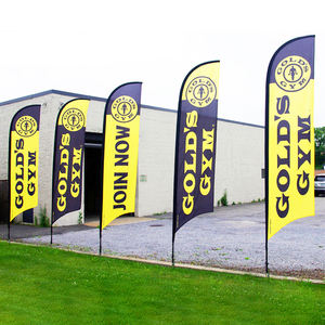 广告印刷促销标志沙滩旗横幅羽毛促销旗帜定制广告横幅 - Product Image 6