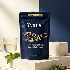 Polvo de Bienestar a Base de Extractos de Plantas Naturales, Cuidado a Base de Plantas, Vigor Diario Sostenible, Nueva Fórmula, 100g, Bolsa Dorada, Se Acepta OEM - Product Image 5