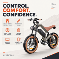 Toptan Satış Sadece 250W 48V 15.6Ah Büyük Tekerlekli Şişman Lastikli Dağ EV ET Arazi Şehir E Elektrikli Arazi Bisikleti Bisiklet MTB Bisiklet
