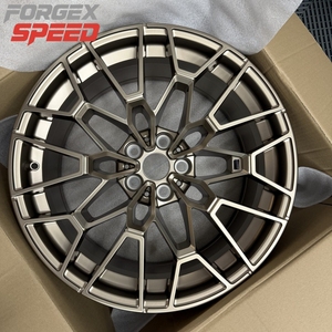 Rines Forjados Dorados Estilo 827M de 19 y 20 Pulgadas 5x112 para BMW G8X CS G87 M2 M3 G80 X3m X4 X5 F30 E90 E46 E60 F10 E30 G42 G20 M4 G82 <span class=keywords><strong>Gts</strong></span> - Product Image 4