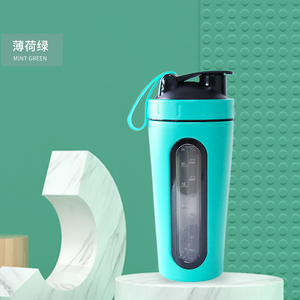 25 온스 피트니스 블렌더 사용자 정의 로고 커피 체육관 금속 스테인레스 스틸 단백질 셰이커 병 - Product Image 2