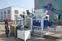 Machine automatique de fabrication de briques en béton QT4-18 – Innovation pour les petites entreprises en Afrique du Sud