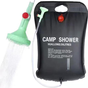 Sac d'eau de chauffage <span class=keywords><strong>solaire</strong></span> portable extérieur en PVC 20L/25L pour la plage, la piscine et le camping-pour le Nouvel An Graduation Thanksgiving Ramadan - Product Image 1