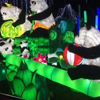 Chinesisches Neujahr: Wunderschöne Seiden-Tierlaterne (Kaninchen) für Festival-Laternenparade