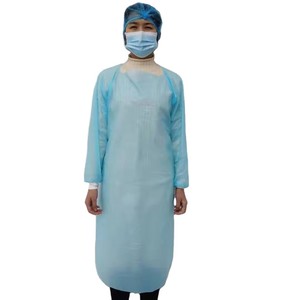 <span class=keywords><strong>Blouse</strong></span> chirurgicale SMS, EPI, blouses d'isolement chirurgicales, blouses médicales jetables non tissées pour hôpital - Product Image 3