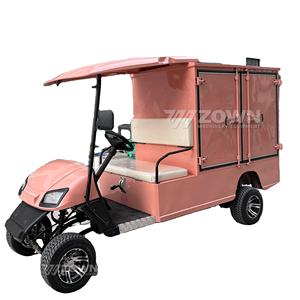 Carro utilitario de golf eléctrico de carga de camión multiusos de Venta caliente con accesorios 30-50 Km/h 48V para limpieza y suministro de alimentos - Product Image 1