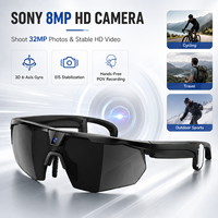 Lunettes intelligentes W640 prenant en charge les appels sans fil et l'assistant vocal ; compatibles Android/iOS ; traduction en temps réel, prise en charge des photos/vidéos.