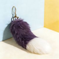 Boutons de manchette mignons en fausse fourrure de renard colorée, style sportif et duveteux, pour toutes les saisons, accessoire de cosplay pour poupée