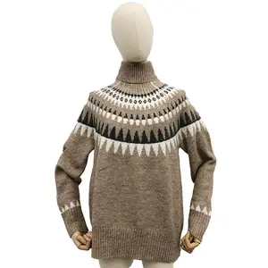 2023 Высококачественный новый уникальный дизайн красивый цвет теплый и мягкий осенний женский свитер женский пуловер