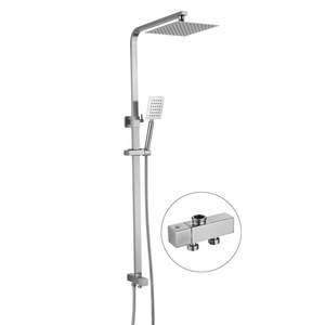 Juego de grifo de ducha fría individual de acero inoxidable 304 transfronterizo Ducha de <span class=keywords><strong>baño</strong></span> doméstica montada en la pared en superficie - Product Image 2